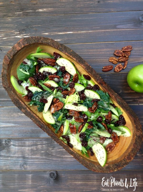 apple candied pecan salad 3