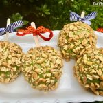 Vegan Peanut Brittle Apples